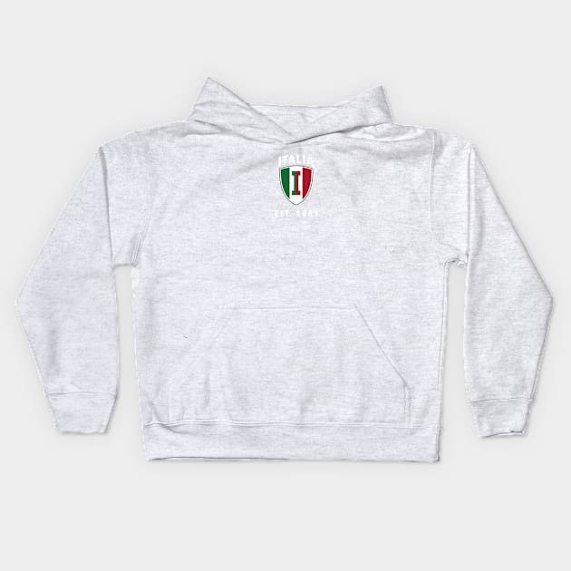 Italia Magnus Kids Hoodie by trevorb74